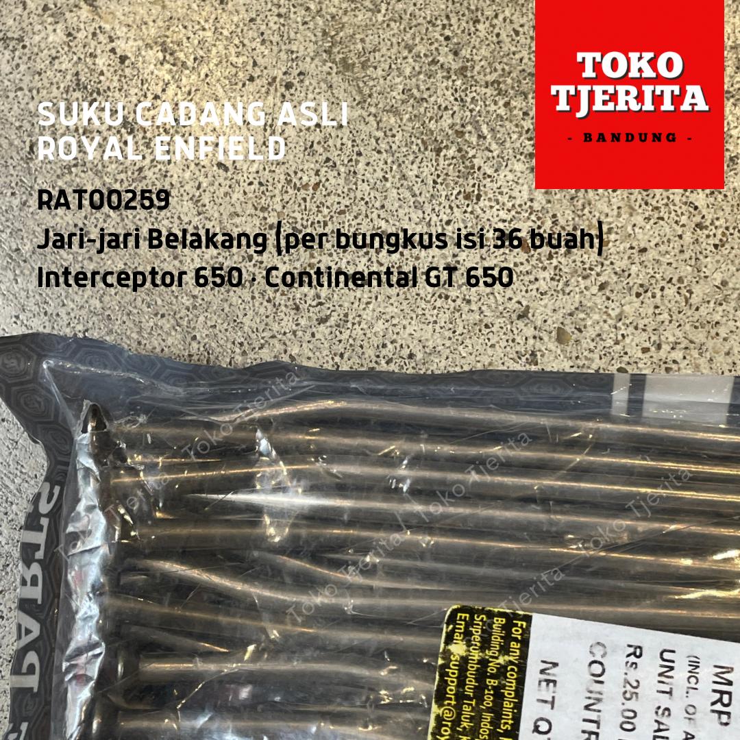 Jari-jari Belakang (36 Buah) Interceptor 650 RAT00259 - Royal Enfield