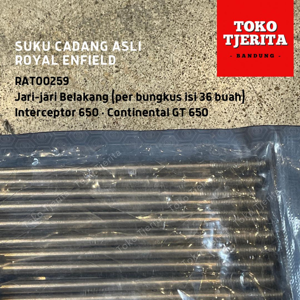 Jari-jari Belakang (36 Buah) Interceptor 650 RAT00259 - Royal Enfield