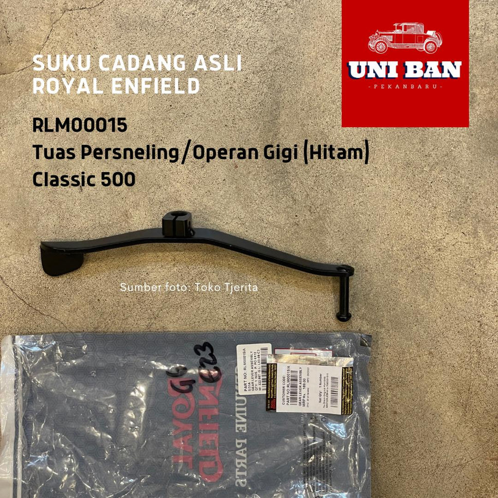 Operan Gigi Hitam Classic 500 Gear Lever RLM00015 - Royal Enfield ASLI