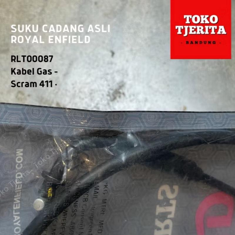 Kabel Gas Himalayan 411 Euro 5 Scram 411 RLT00087 - Royal Enfield (ASLI)