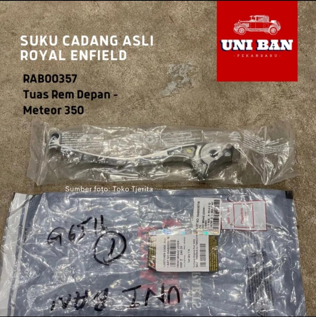 Brake Lever Tuas Rem RAB00357 Meteor 350 Classic Reborn - Royal Enfield ASLI