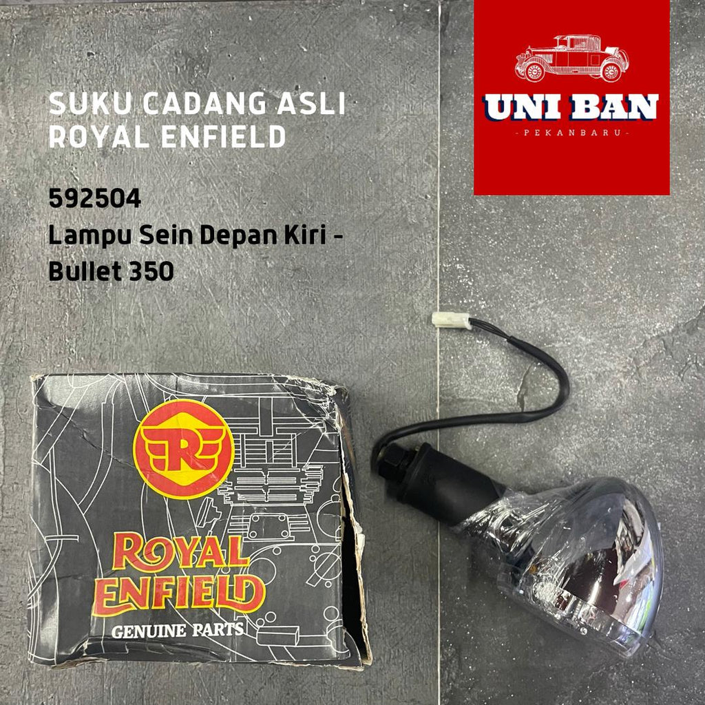Lampu Sein (1 Buah) Mika Bening Bullet 350 - Royal Enfield ASLI