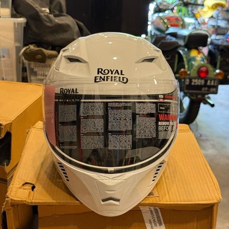 Helm Modular Adroit Putih RRGHEA240967 - Royal Enfield ASLI