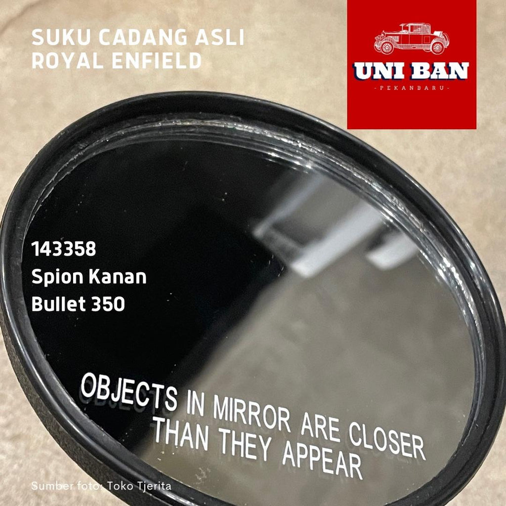 Spion Bullet 350 143358 kanan atau 143357 Kiri - Royal Enfield ASLI