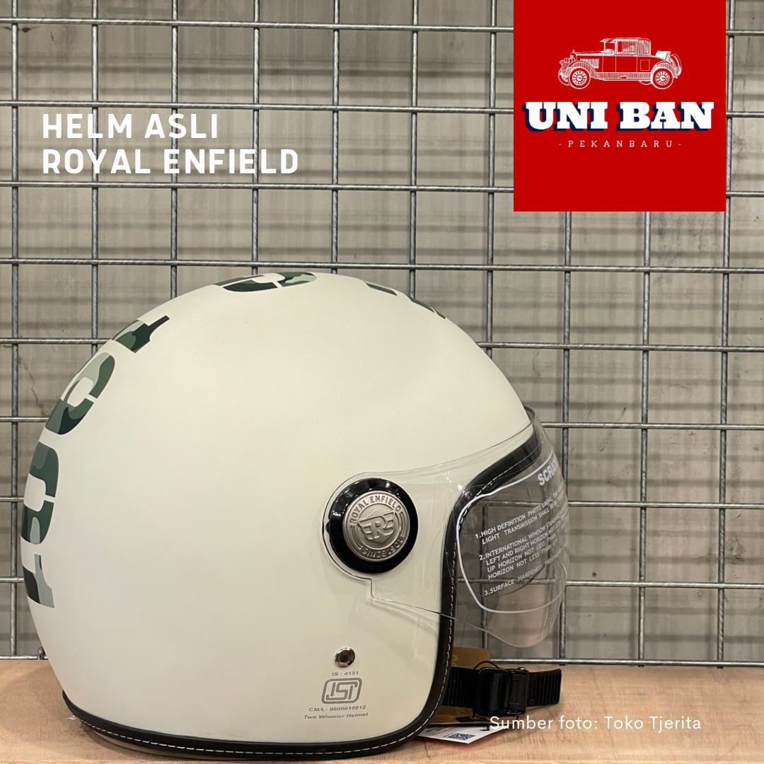 Helm MLG Chopper Camo Off White RRGHEN000096 XL ; RRGHEN000095 L - Royal Enfield ASLI