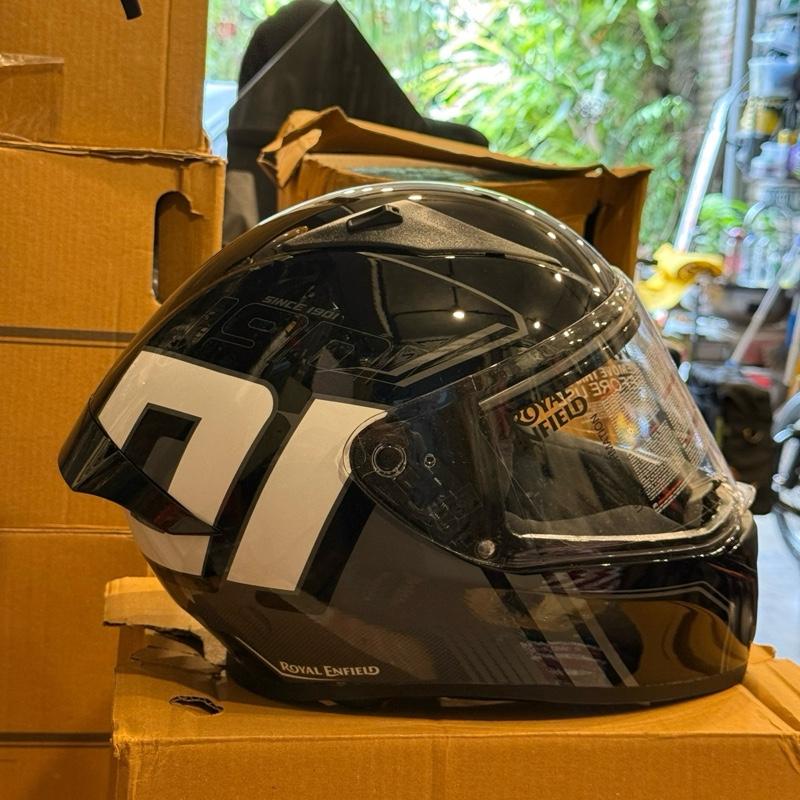 Helm Roadster Full Face 1901 XL BESAR Hitam Kilap RRGHEA240657 - Royal Enfield ASLI