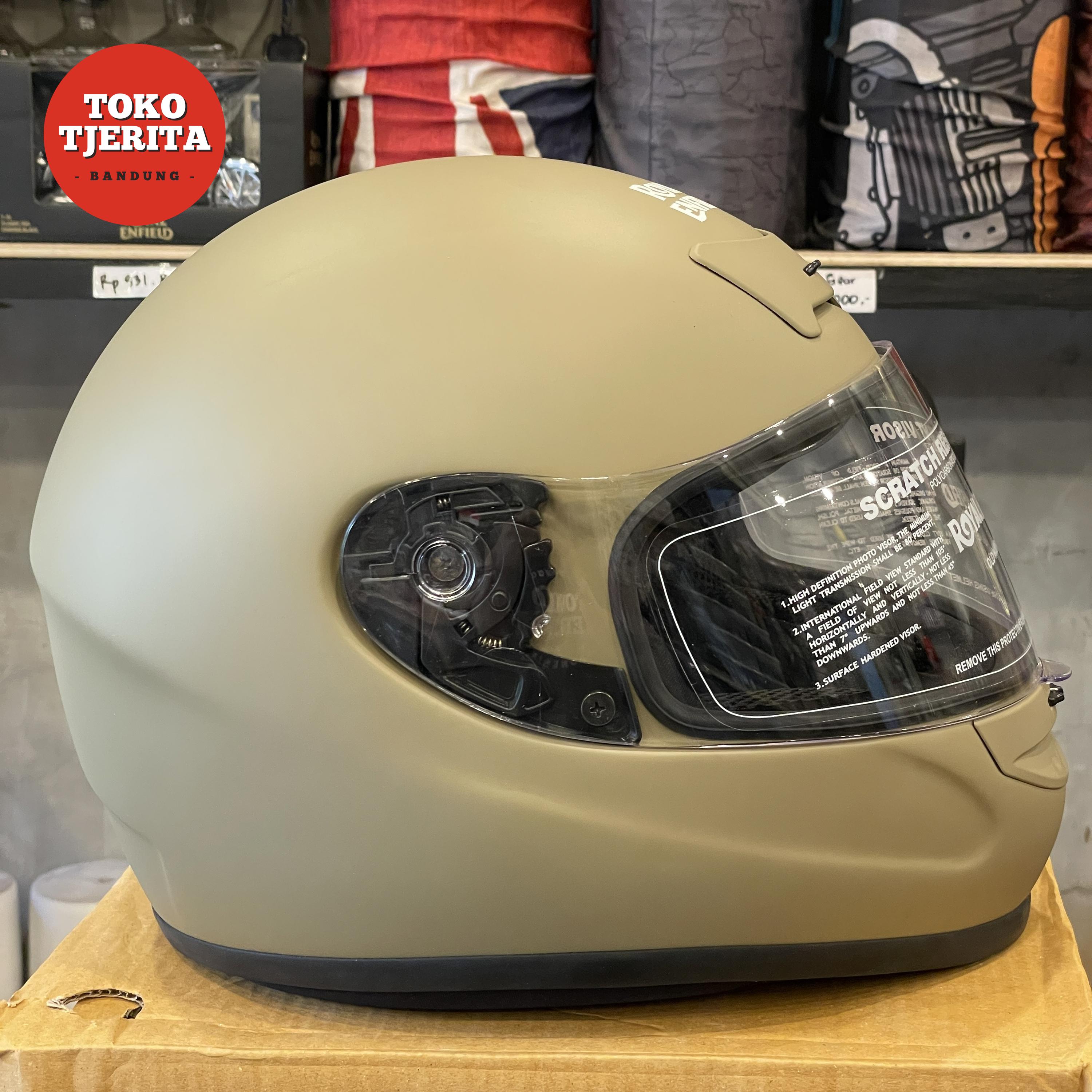 Helm Full Face Desert Storm Dof XL RRGHEN000054 (XL) atau RRGHEN000053 (L) - Royal Enfield ASLI