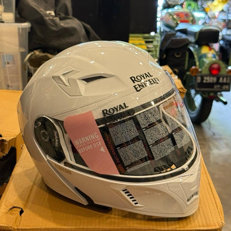 Helm Modular Adroit Putih RRGHEA240967 - Royal Enfield ASLI
