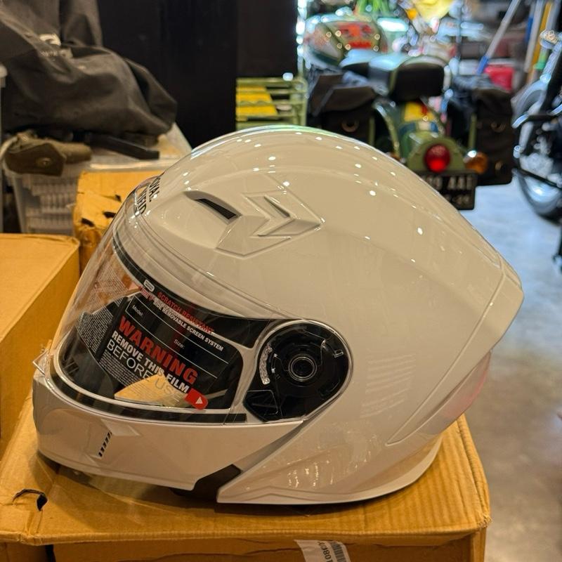 Helm Modular Adroit Putih RRGHEA240967 - Royal Enfield ASLI