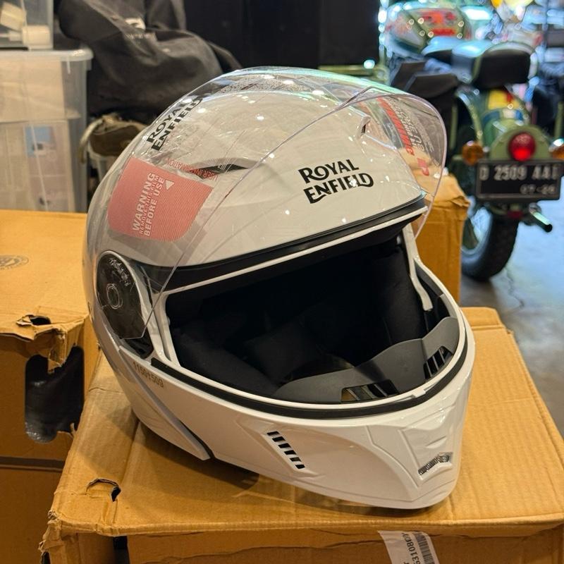 Helm Modular Adroit Putih RRGHEA240967 - Royal Enfield ASLI