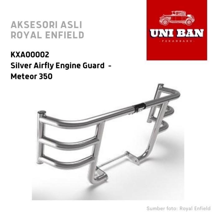 Silver Airfly Engine Guard Meteor 350 KXA00002 - Royal Enfield ASLI