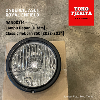 Lampu Depan Hitam Classic Reborn 350 (2022-2024) RAN00314 - Royal Enfield ASLI