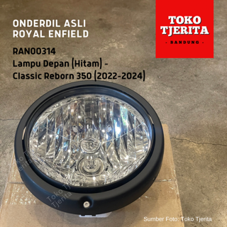 Lampu Depan Hitam Classic Reborn 350 (2022-2024) RAN00314 - Royal Enfield ASLI