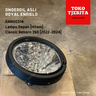 Lampu Depan Hitam Classic Reborn 350 (2022-2024) RAN00314 - Royal Enfield ASLI