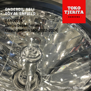 Lampu Depan Hitam Classic Reborn 350 (2022-2024) RAN00314 - Royal Enfield ASLI