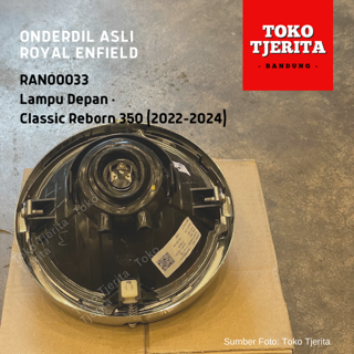 Lampu Depan Chrome Classic Reborn 350 (2022-2024) RAN00033 - Royal Enfield ASLI