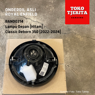Lampu Depan Hitam Classic Reborn 350 (2022-2024) RAN00314 - Royal Enfield ASLI