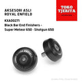 Black Bar End Finishers KXA00271 Super Meteor 650 - Royal Enfield ASLI