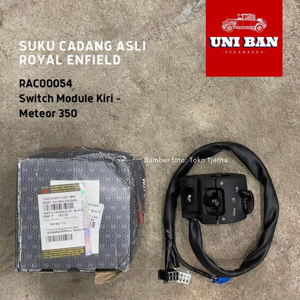 Modul Switch Kiri Meteor 350 RAC00054 - Royal Enfield ASLI
