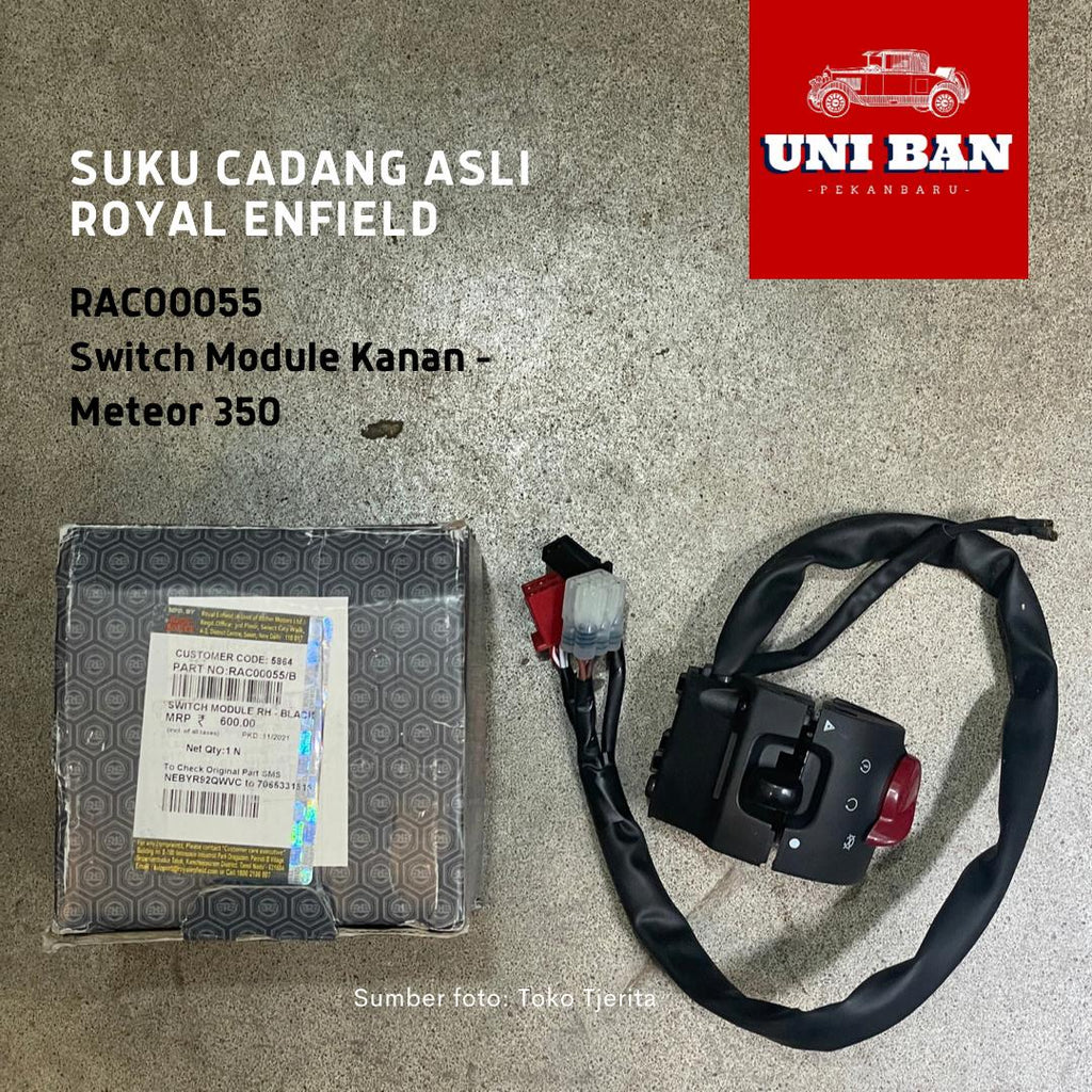 Modul Switch Kanan Meteor 350 RAC00055 - Royal Enfield ASLI