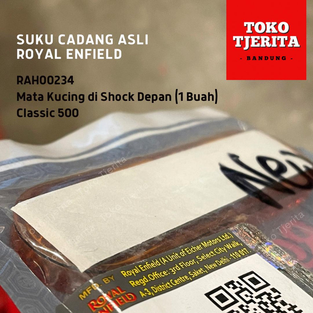 Mata Kucing (1 Buah) Fork Classic 500 RAH00234 - Royal Enfield ASLI