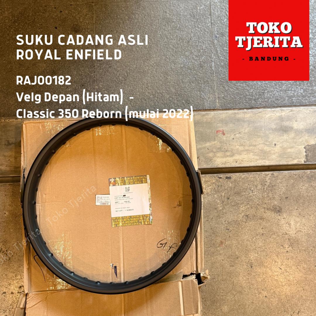 Velg Depan Hitam Classic 350 Reborn RAJ00182 - Royal Enfield ASLI