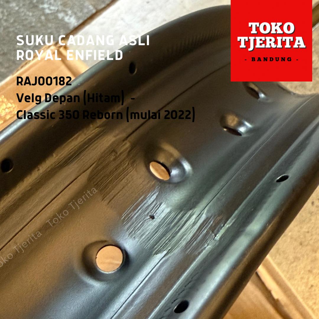 Velg Depan Hitam Classic 350 Reborn RAJ00182 - Royal Enfield ASLI