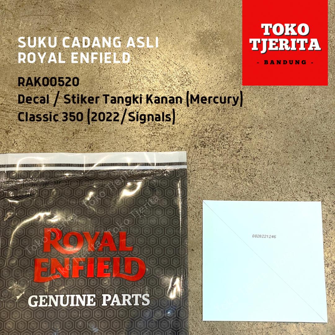 Stiker Tangki Kanan Classic 350 Signals RAK00520 Royal Enfield ASL