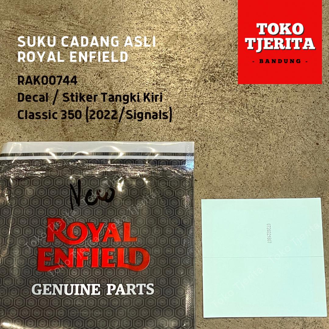 Stiker Tangki Kiri Classic 350 Signals RAK00744 - Royal Enfield ASLI