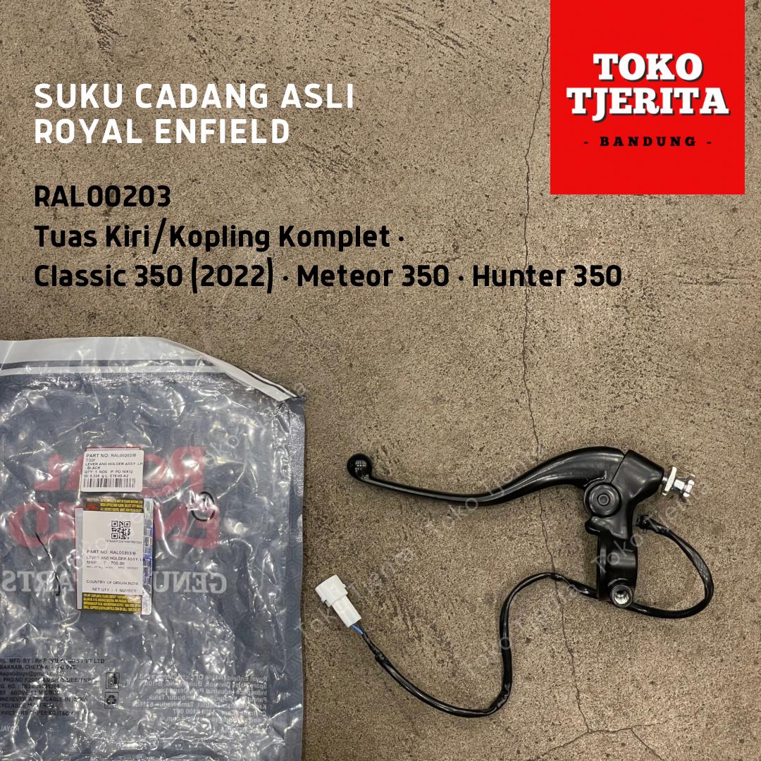 Tuas Kiri Handle Kopling Hitam Meteor Classic Hunter 350 RAL00203 ASLI