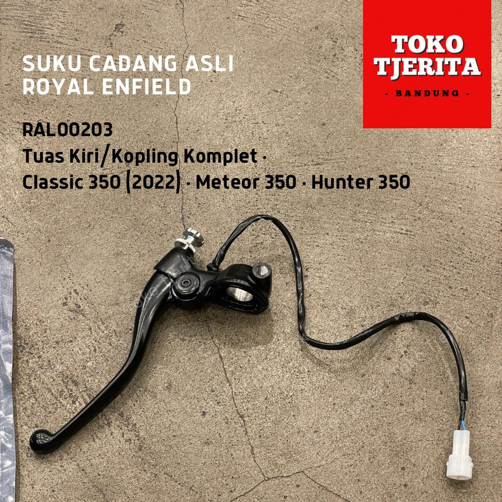 Tuas Kiri Handle Kopling Hitam Meteor Classic Hunter 350 RAL00203 ASLI