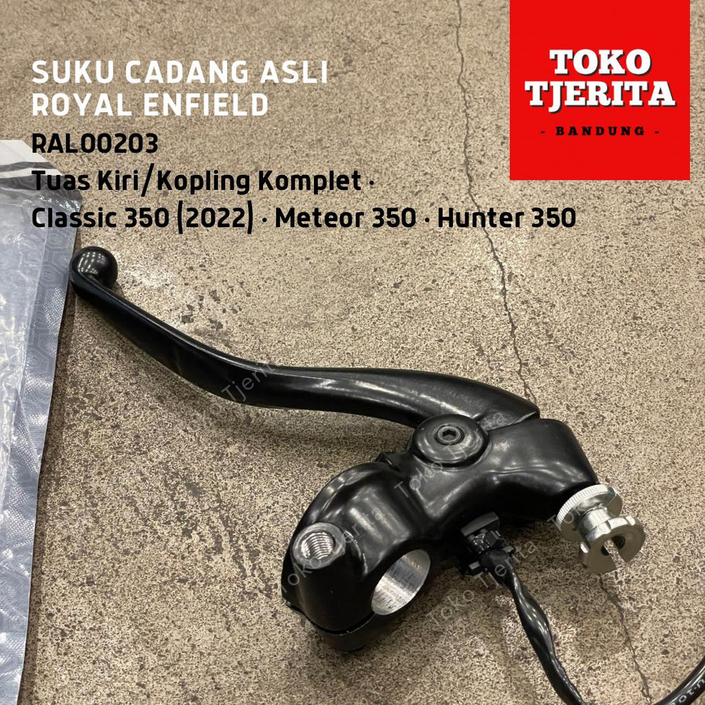 Tuas Kiri Handle Kopling Hitam Meteor Classic Hunter 350 RAL00203 ASLI
