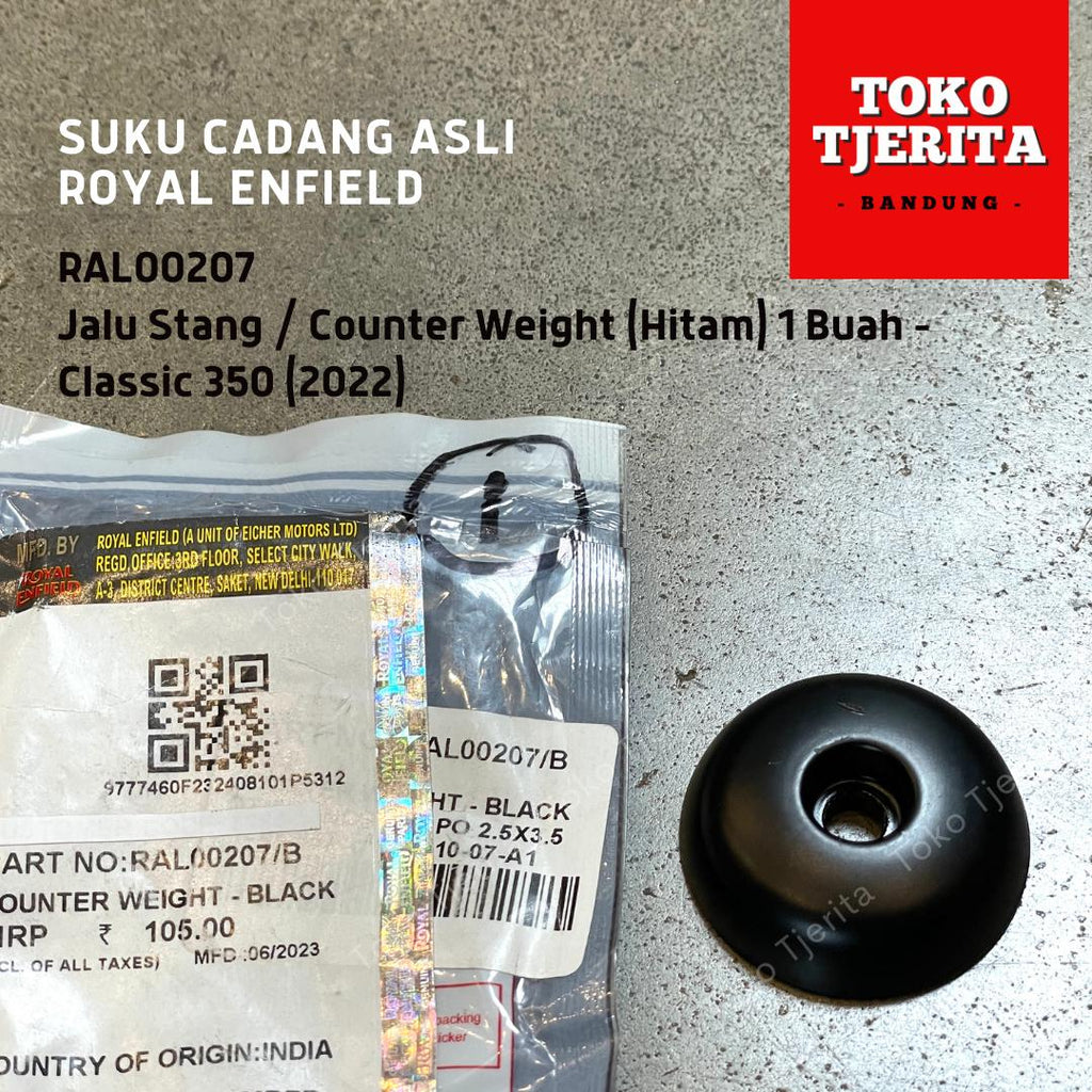 Jalu Stang (1 Buah) Hitam Classic 350 Reborn RAL00207 - Royal Enfield ASLI