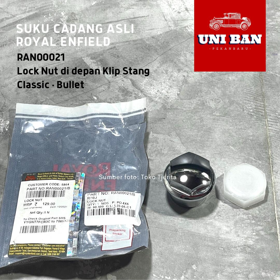 Lock Nut Depan Klip Stang Bullet Classic RAN00021 - Royal Enfield ASLI