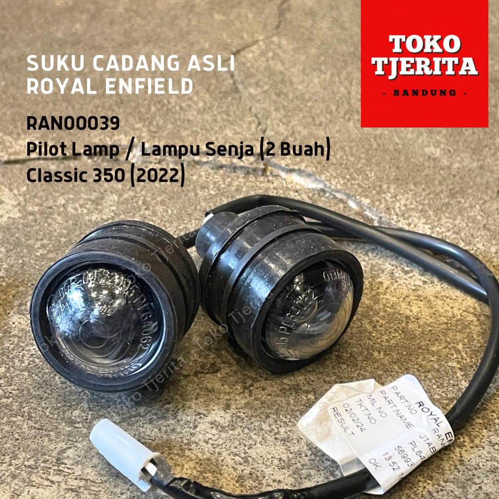 Lampu Senja / Pilot Lamp (2 Buah) Classic 350 Reborn RAN00039 - Royal Enfield ASLI