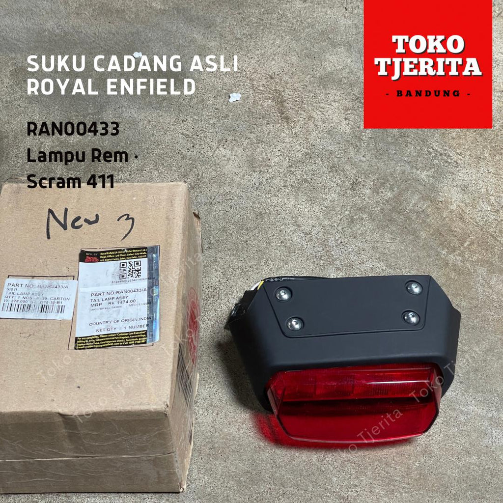 Lampu Rem Scram 411 Tail Lamp RAN00433 - Royal Enfield ASLI