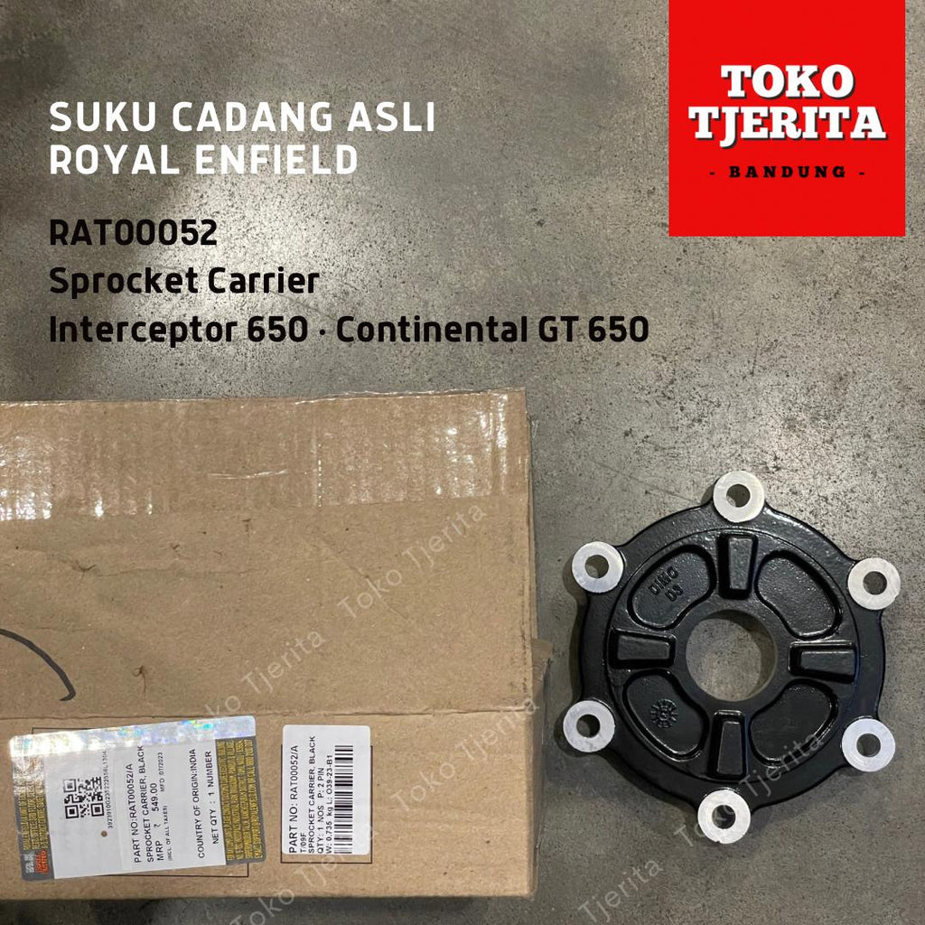 Sprocket Carrier Gear Belakang Interceptor 650 Continental GT 650 RAT00052 - Royal Enfield ASLI
