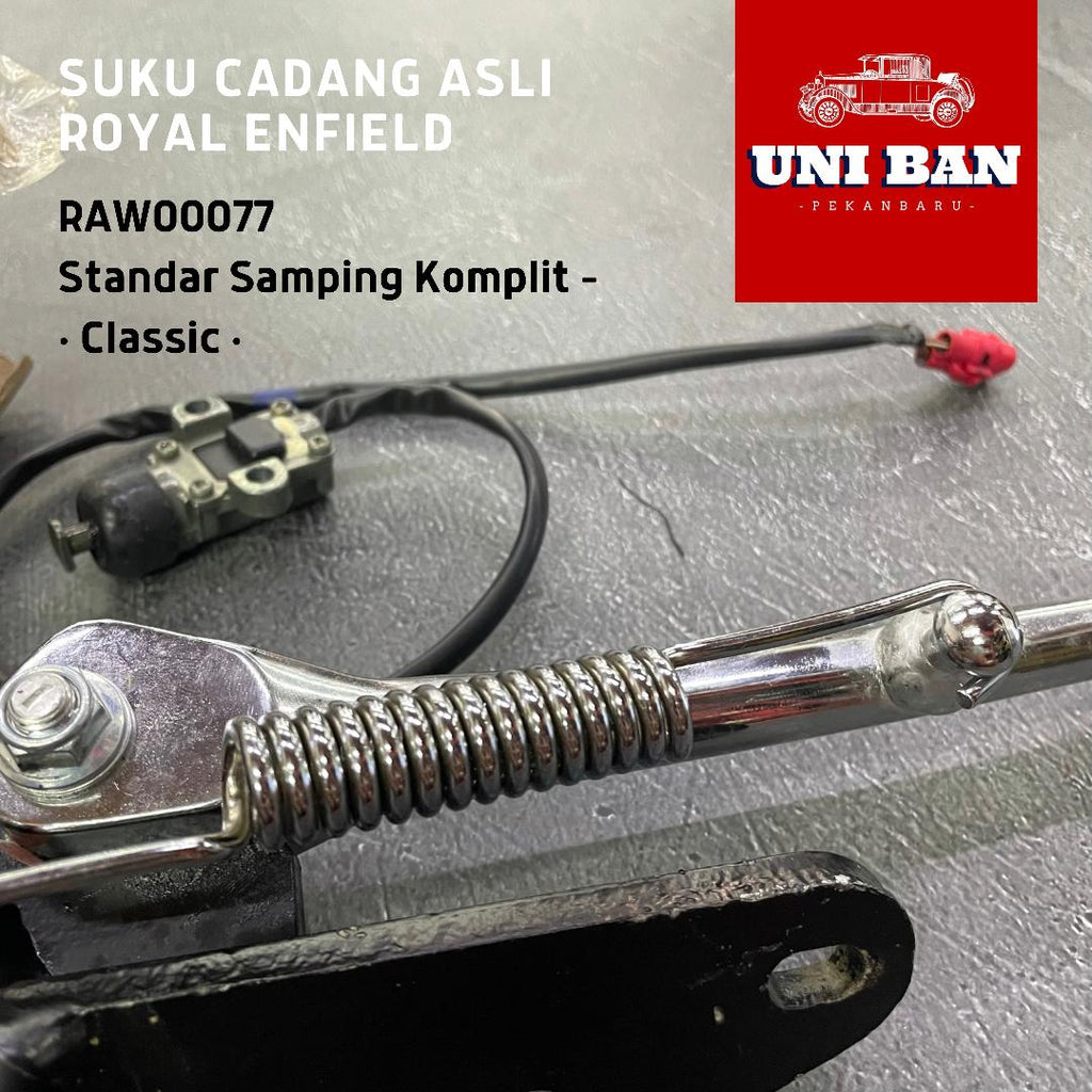 Standar Samping Komplit Classic RAW00077 - Royal Enfield ASLI