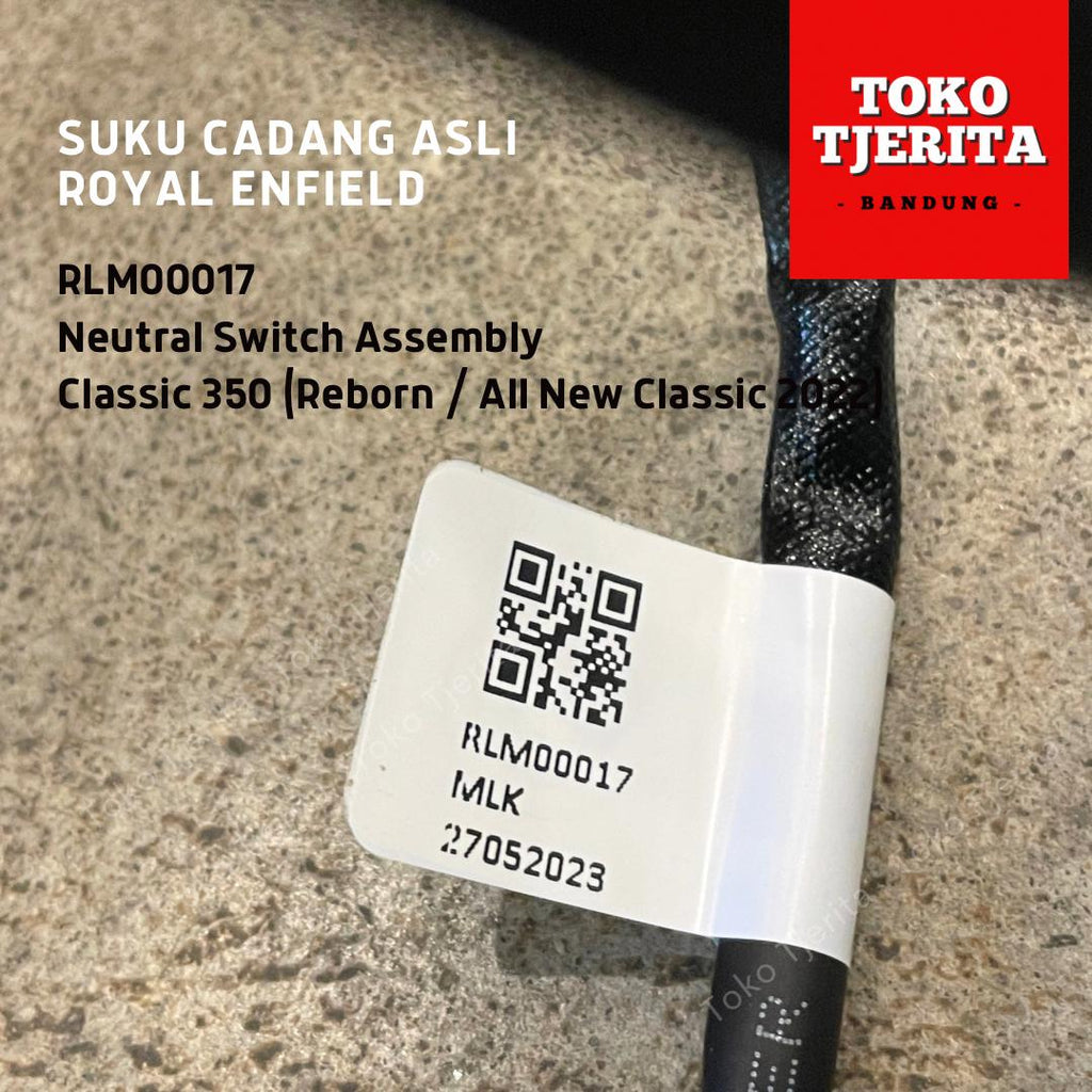 Neutral Switch Netral Classic 350 Reborn RLM00017 Royal Enfield ASLI